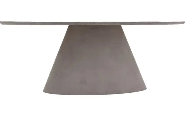 Goossens eettafel stone grijs beton - 8221988-04