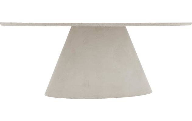 Goossens eettafel stone grijs beton - 8221990-04