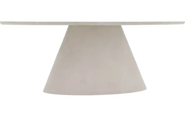 Goossens eettafel stone grijs beton - 8221990-04