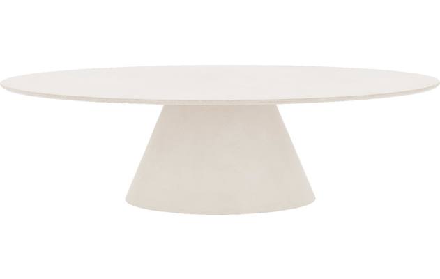 Goossens eettafel stone wit beton - 8222033-02