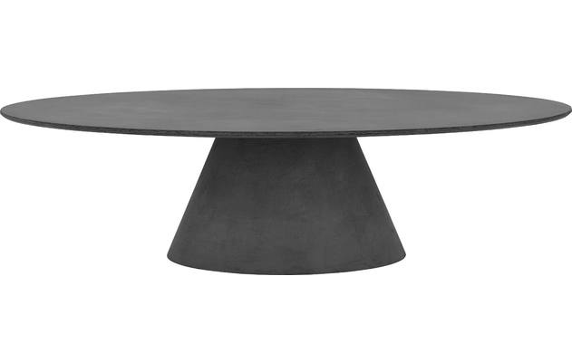 Goossens eettafel stone grijs beton - 8222035-02