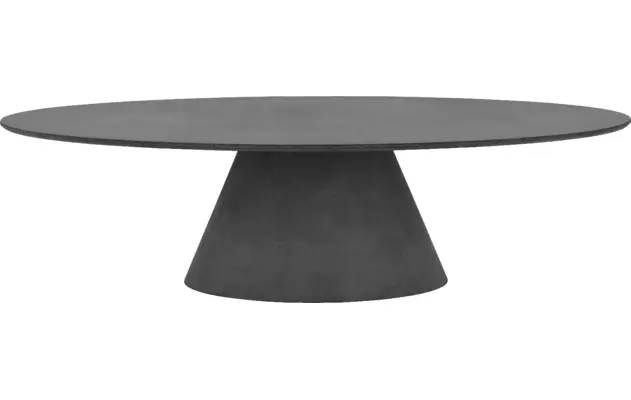 Goossens eettafel stone grijs beton - 8222035-02