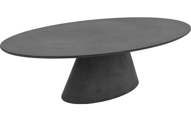 Goossens eettafel stone grijs beton - 8222035-03
