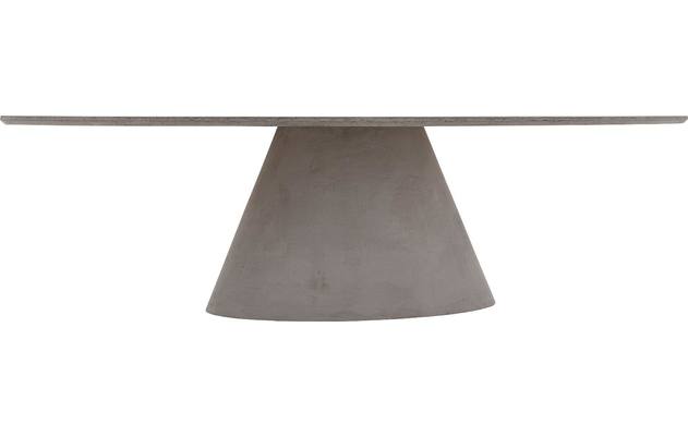 Goossens eettafel stone grijs beton - 8222037-04