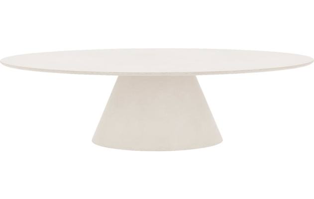 Goossens eettafel stone wit beton - 8222041-02