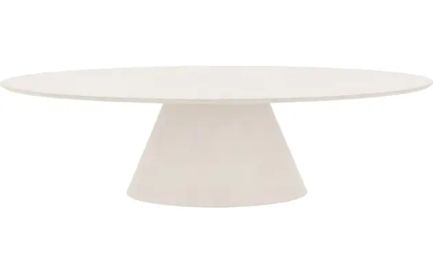 Goossens eettafel stone wit beton - 8222041-02