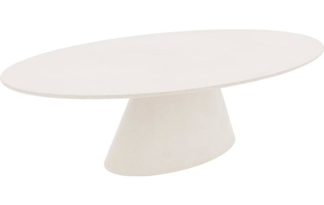 Goossens eettafel stone wit beton - 8222041-03
