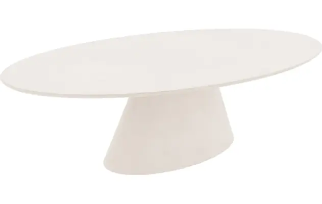 Goossens eettafel stone wit beton - 8222041-03