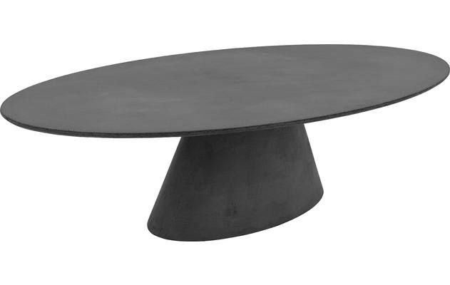 Goossens eettafel stone grijs beton - 8222043-03
