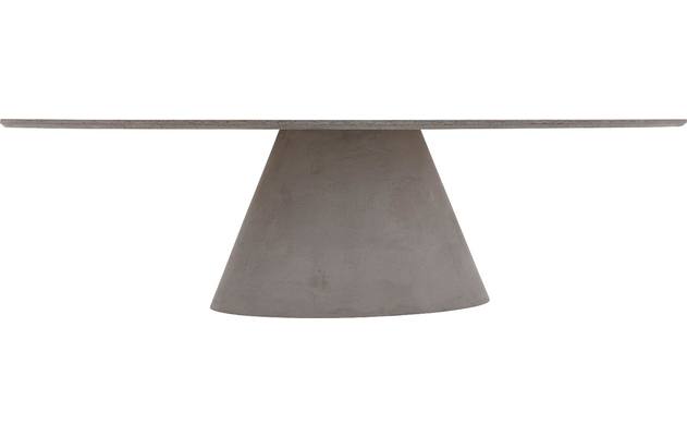 Goossens eettafel stone grijs beton - 8222045-04