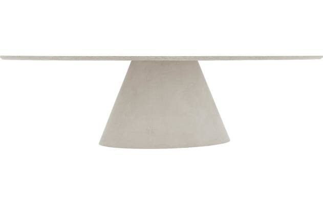 Goossens eettafel stone grijs beton - 8222047-04
