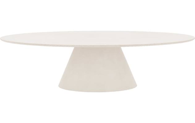 Goossens eettafel stone wit beton - 8222049-02