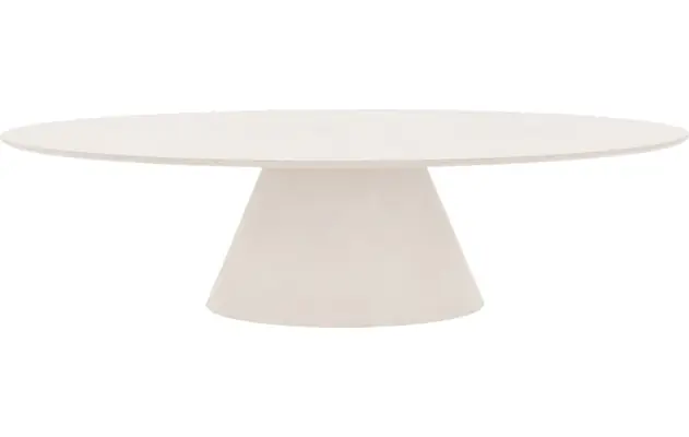 Goossens eettafel stone wit beton - 8222049-02