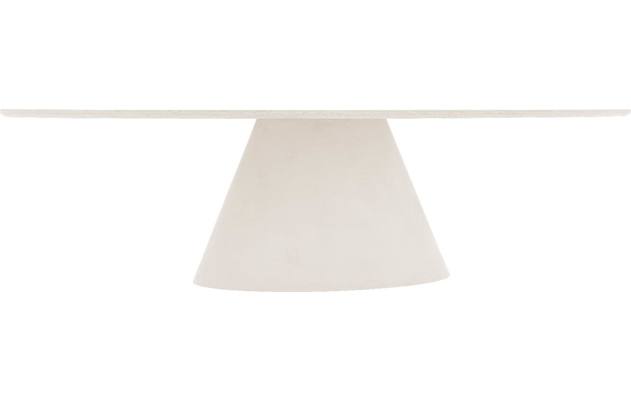 Goossens eettafel stone wit beton - 8222049-04