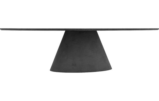 Goossens eettafel stone grijs beton - 8222051-04