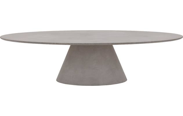 Goossens eettafel stone grijs beton - 8222053-02