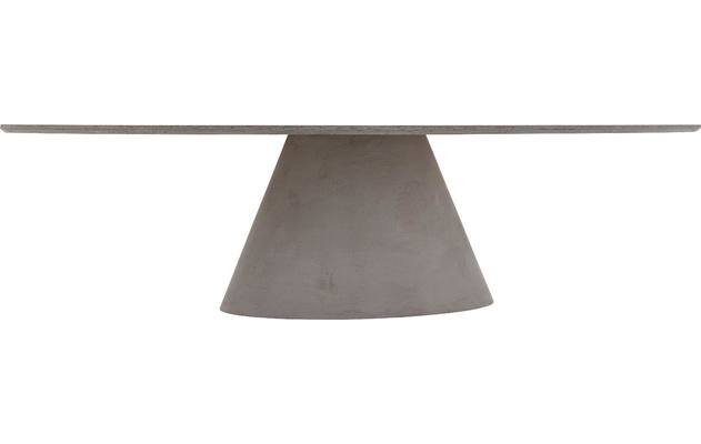 Goossens eettafel stone grijs beton - 8222053-04