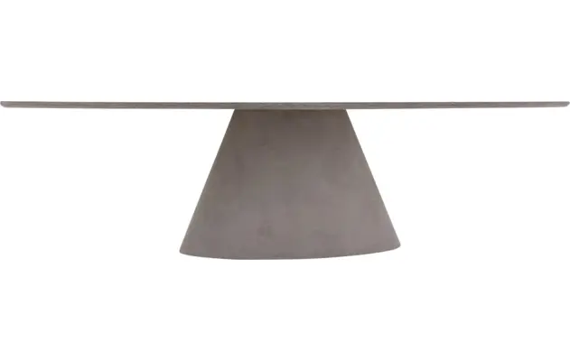 Goossens eettafel stone grijs beton - 8222053-04