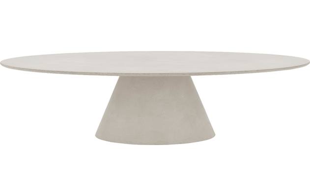 Goossens eettafel stone grijs beton - 8222055-02