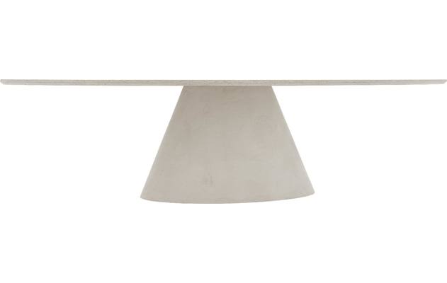 Goossens eettafel stone grijs beton - 8222055-04