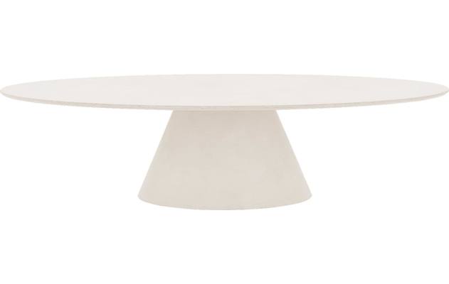 Goossens eettafel stone wit beton - 8222057-02