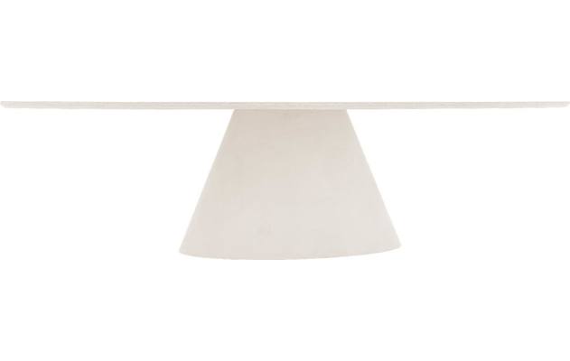 Goossens eettafel stone wit beton - 8222057-04