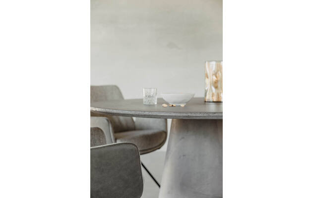 Goossens eettafel stone grijs beton - 8222077s-03