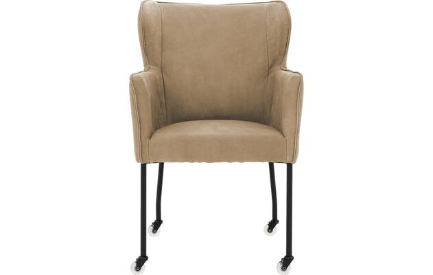 Goossens excellent eetkamerstoel leogang bruin leer - 8222213-03