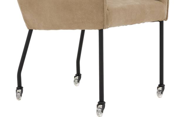 Goossens excellent eetkamerstoel leogang bruin leer - 8222213-05