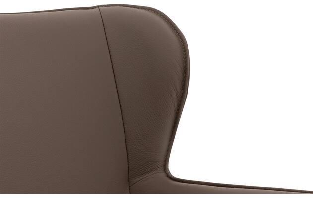 Goossens excellent eetkamerstoel leogang bruin leer - 8222216-07