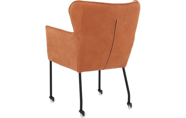 Goossens excellent eetkamerstoel leogang bruin leer - 8222219-02