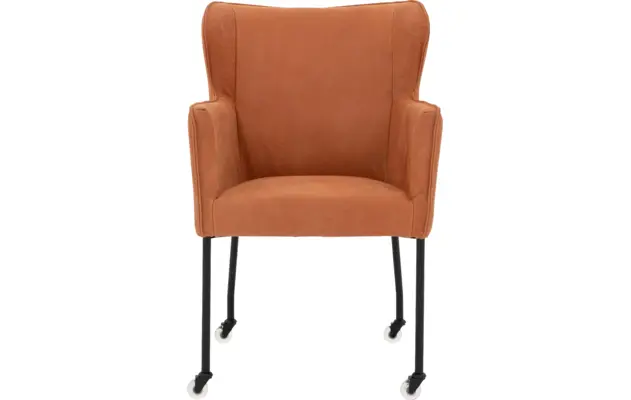 Goossens excellent eetkamerstoel leogang bruin leer - 8222219-03