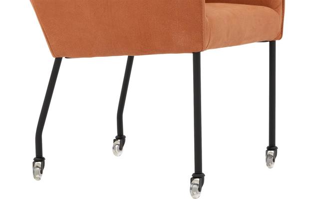 Goossens excellent eetkamerstoel leogang bruin leer - 8222219-05