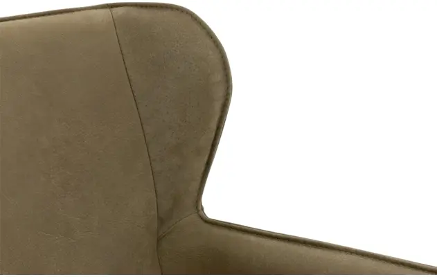 Goossens excellent eetkamerstoel leogang groen leer - 8222220-08