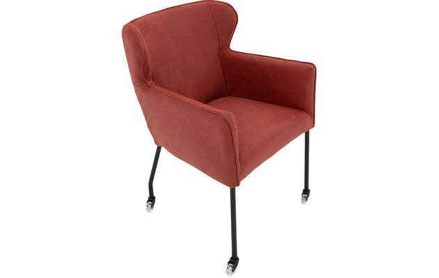 Goossens excellent eetkamerstoel leogang rood leer - 8222222-04