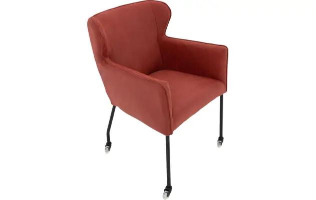 Goossens excellent eetkamerstoel leogang rood leer - 8222222-04
