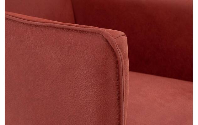 Goossens excellent eetkamerstoel leogang rood leer - 8222222-07