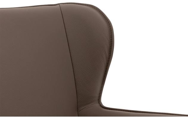 Goossens excellent eetkamerstoel leogang bruin leer - 8222224-08