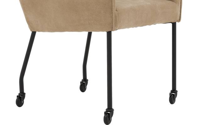 Goossens excellent eetkamerstoel leogang bruin leer - 8222229-05