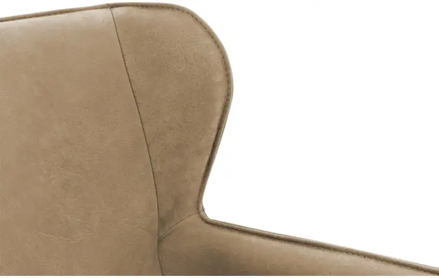 Goossens excellent eetkamerstoel leogang bruin leer - 8222229-07
