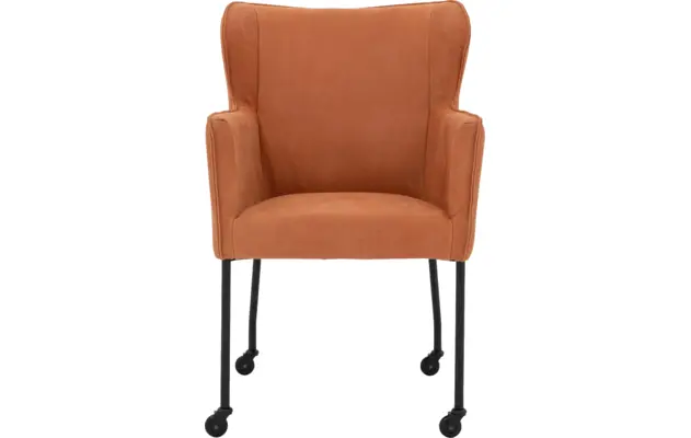 Goossens excellent eetkamerstoel leogang bruin leer - 8222230-03