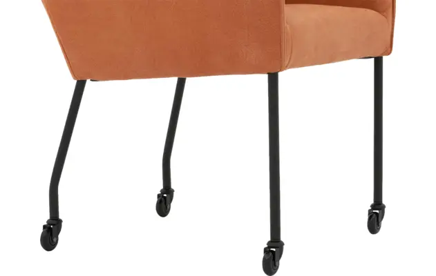 Goossens excellent eetkamerstoel leogang bruin leer - 8222230-05