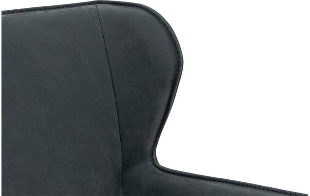 Goossens excellent eetkamerstoel leogang blauw leer - 8222231-08
