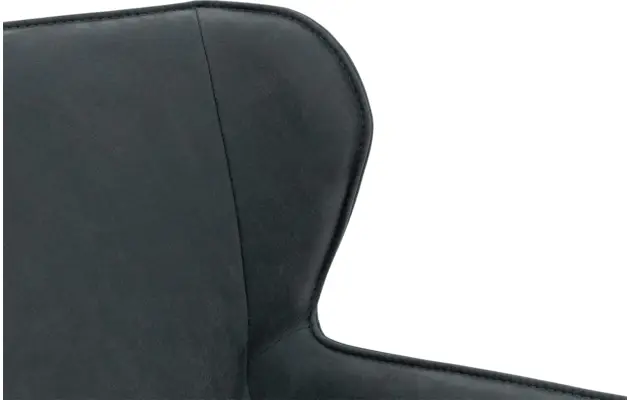 Goossens excellent eetkamerstoel leogang blauw leer - 8222231-08