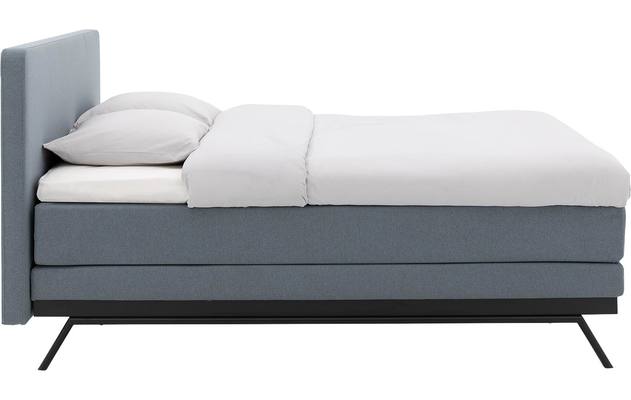 Goossens boxspring compleet avance slow compleet blauw stof - 8222330-03