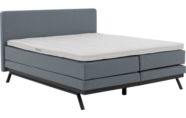 Goossens boxspring compleet avance slow compleet blauw stof - 8222330-08