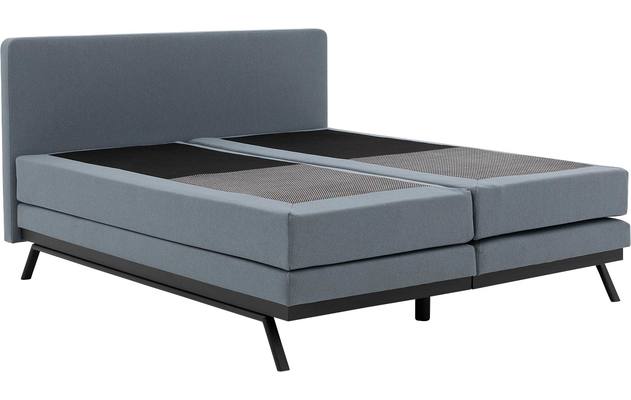 Goossens boxspring compleet avance slow compleet blauw stof - 8222330-09