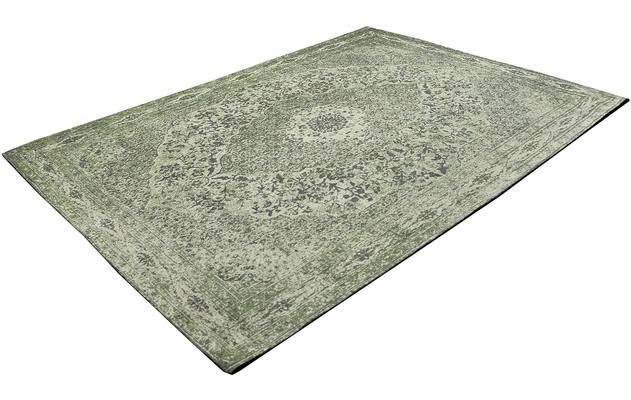 Goossens basic vloerkleed canto groen katoen - 8222335-01