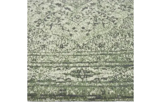 Goossens basic vloerkleed canto groen katoen - 8222335-03