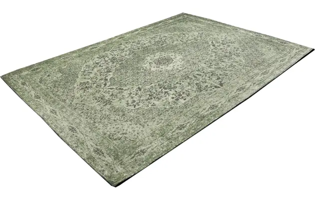 Goossens basic vloerkleed canto groen katoen - 8222336-01